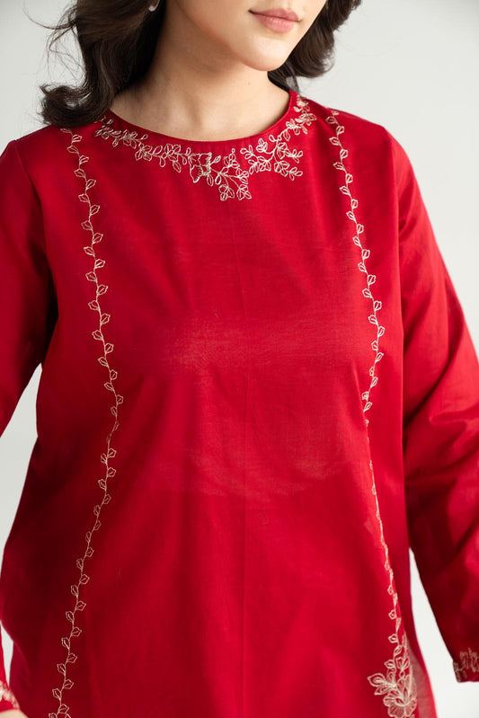 2 Piece Lawn Embroidered Suit (CP0465)