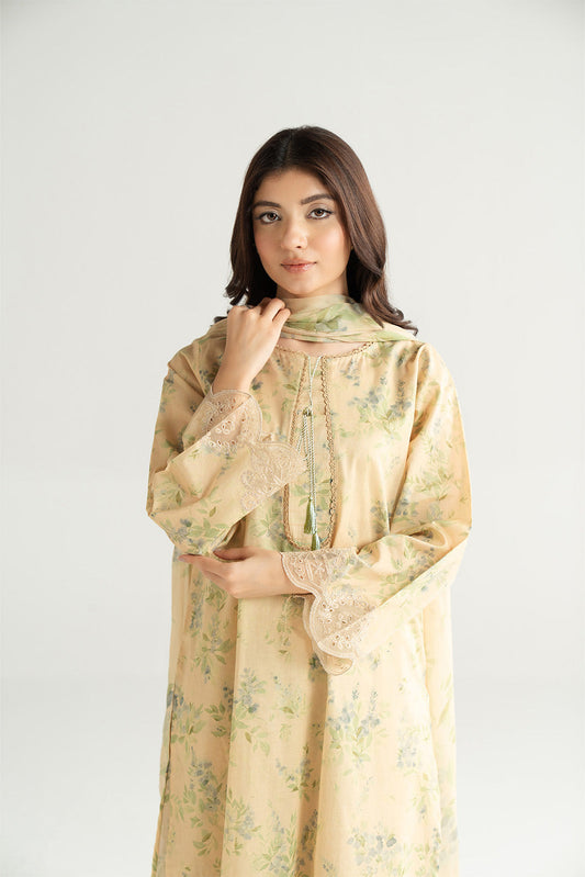 3 Piece Printed Lawn Printed Suit (CP0472)
