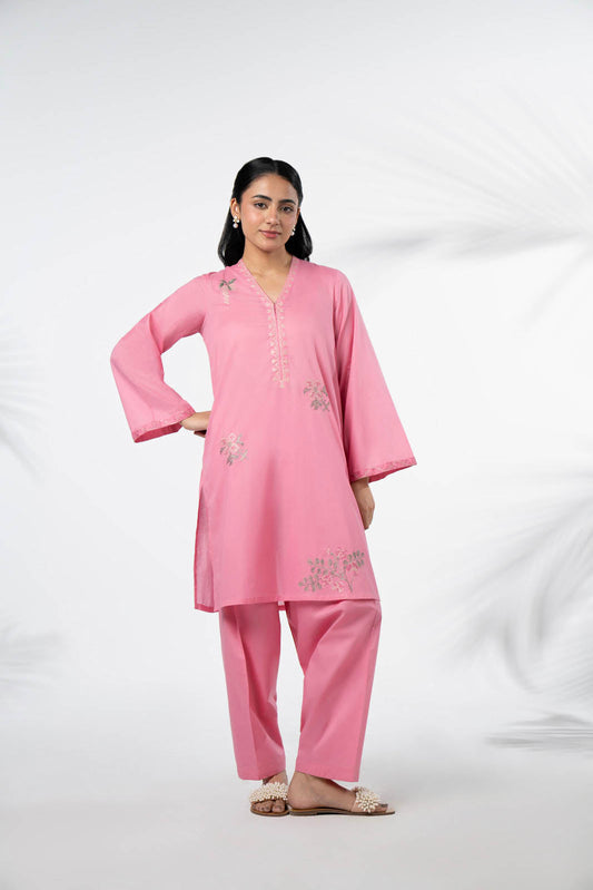 2 Piece Lawn Embroidered Suit (CP0034)