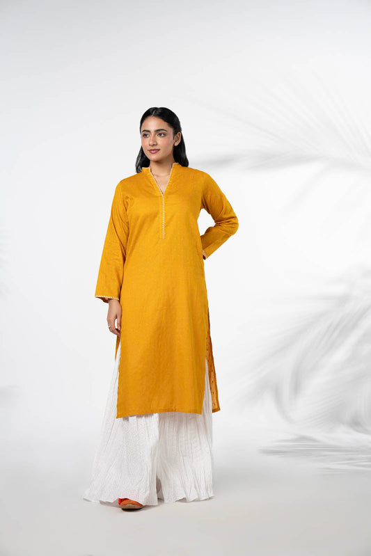 1 Piece Cotton Jacquard Solid Shirt (CP0013)