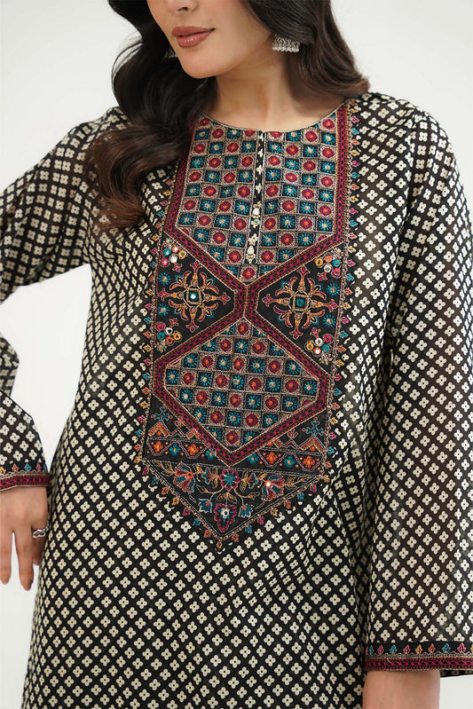 2 Piece Printed Lawn Embroidered Suit (CP0463)