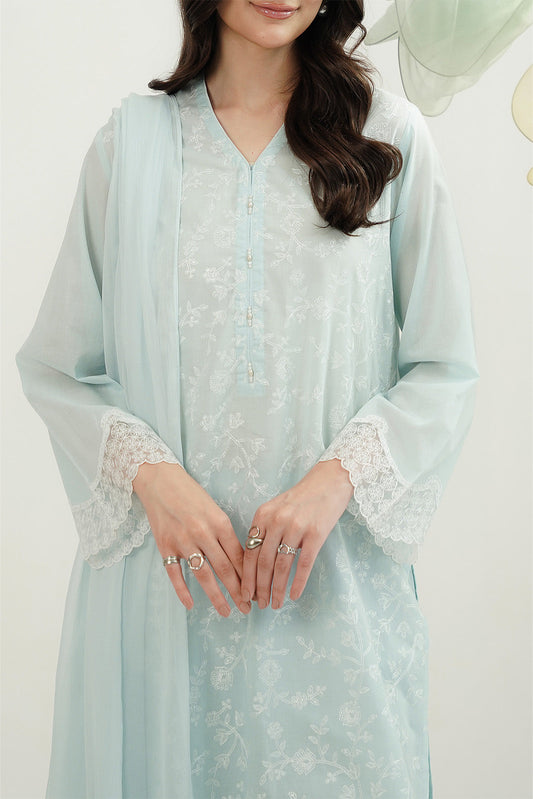 3 Piece Lawn Embroidered Suit (CS0533)