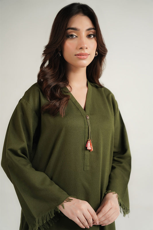 2 Piece Lawn Karandi Solid Suit (CP0538)
