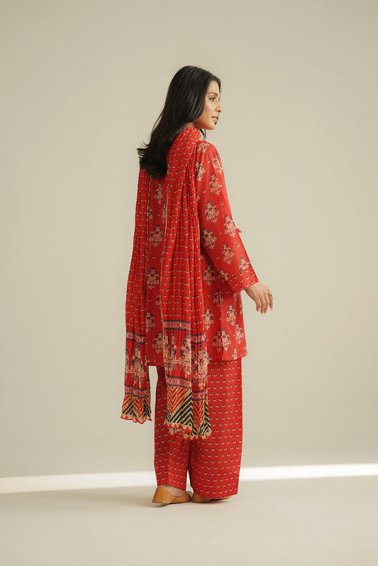 3 Piece Printed Lawn Printed Suit (CP0378)