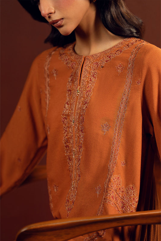 2 Piece Lawn Karandi Embroidered Suit (CS0692)
