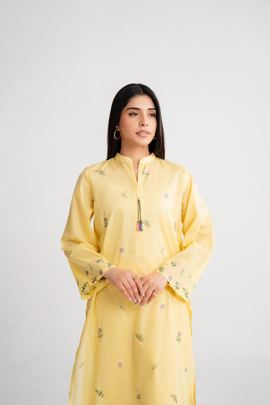 2 Piece Lawn Embroidered Suit (CP0449)