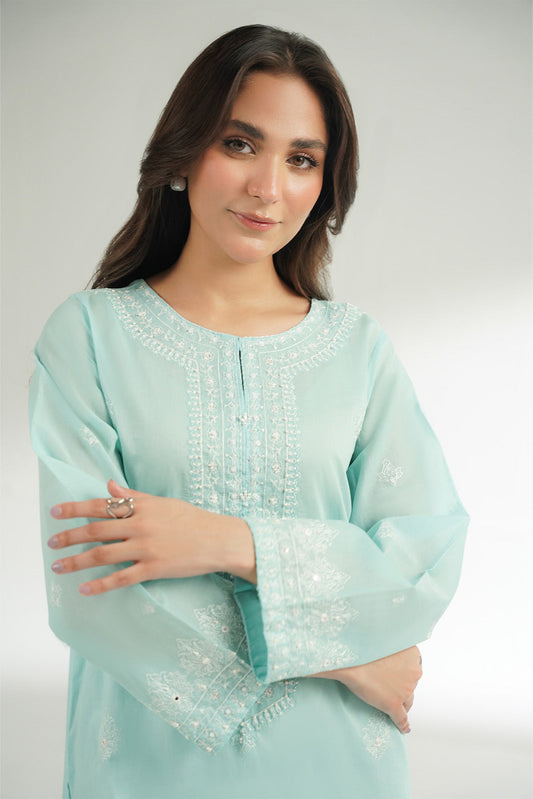 2 Piece Lawn Embroidered Suit (CS0565)