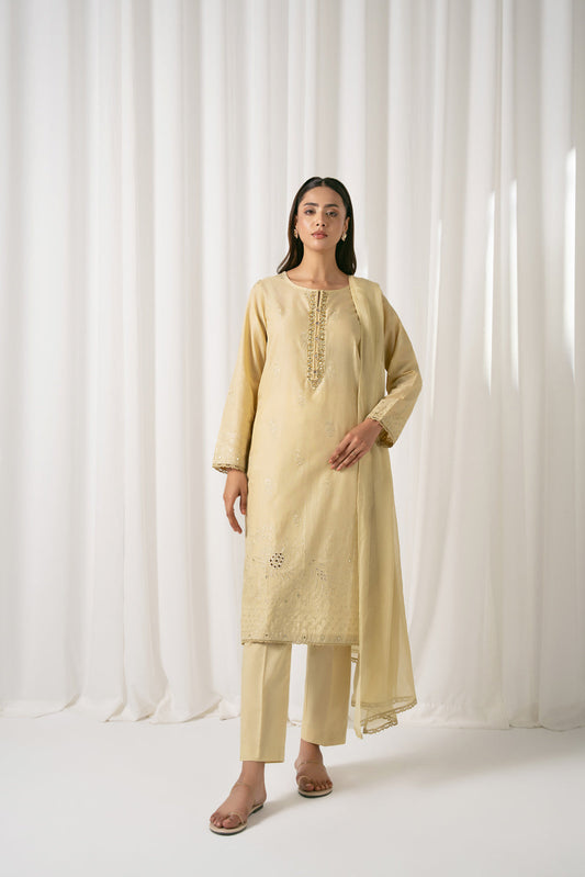 3 Piece Lawn Embroidered Suit (CS0065)