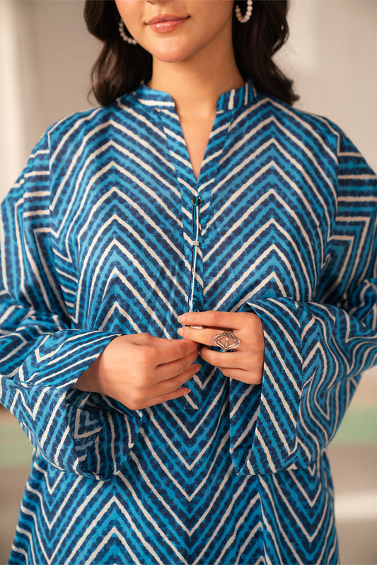 2 Piece Printed Lawn Printed Unstitched Suit (UC0103)