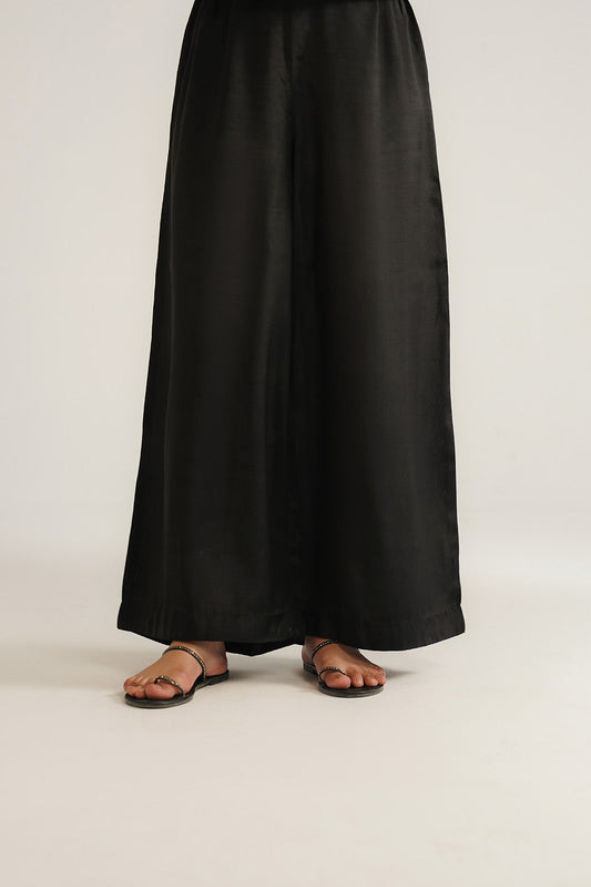 1 Piece Raw Silk Solid Wide Leg Bottoms (FA0011)