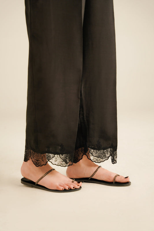 1 Piece Raw Slik Embroidered Bottom (FB0007)