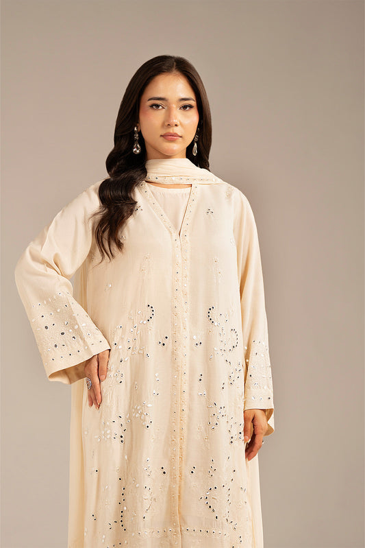 1 Piece Chiffon Embroidered Dupattas/Stoles (FD0069)