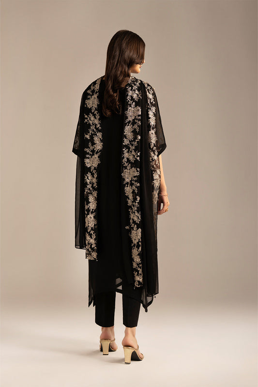 1 Piece Chiffon Embroidered (FD0070)