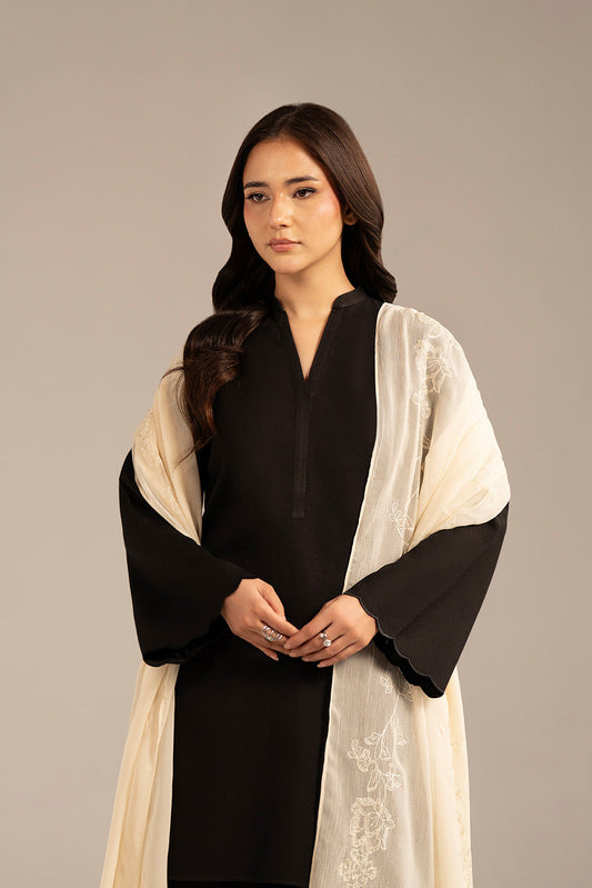 1 Piece Chiffon Embroidered (FD0071)