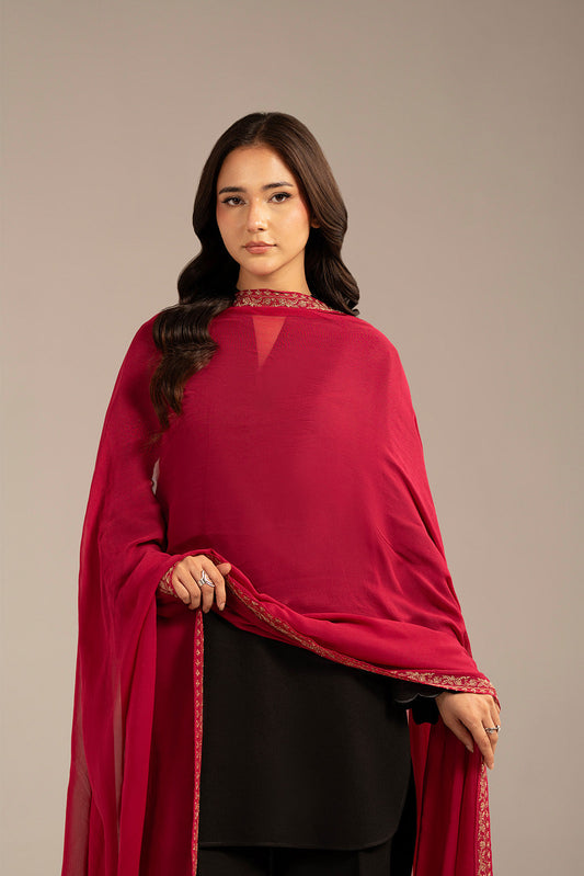 1 Piece Chiffon Embroidered (FD0073)