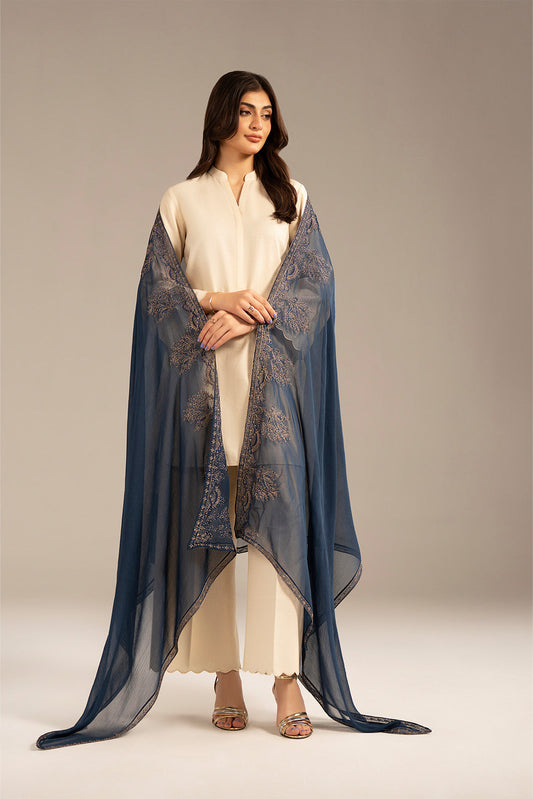 1 Piece Chiffon Embroidered (FD0075)