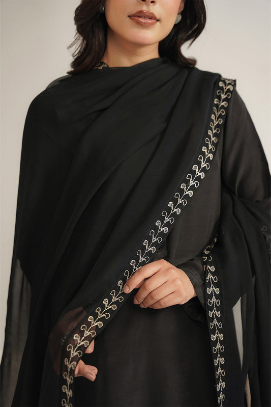1 Piece Chiffon Embroidered Dupatta (FD0099)