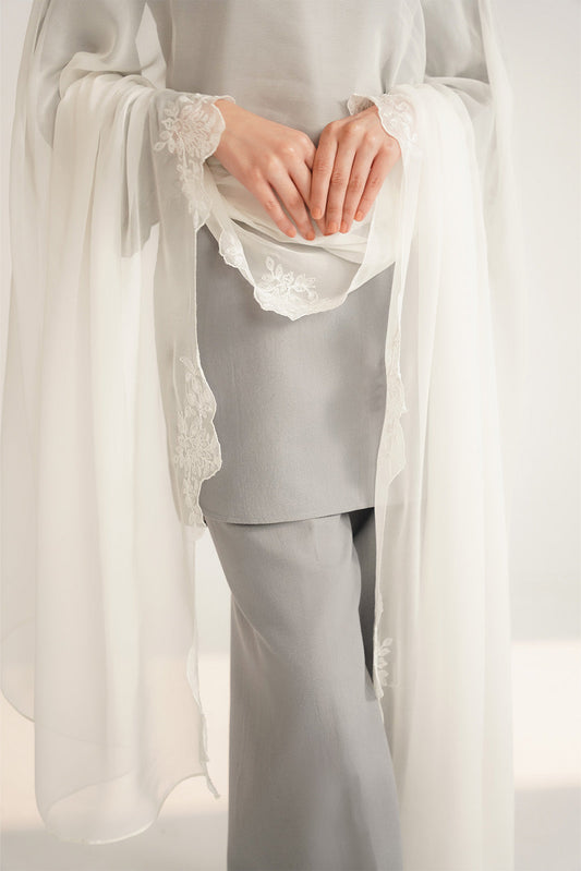 1 Piece Chiffon Embroidered Dupatta (FD0102)