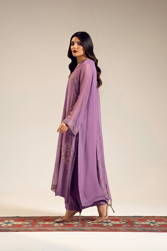 3 Piece Chiffon Embroidered (FL0066)
