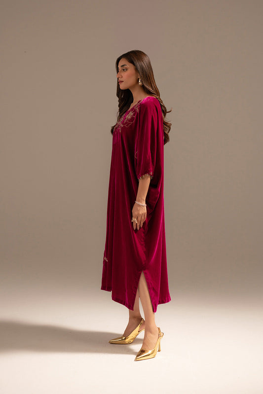 1 Piece Velvet Embroidered (FV0003)