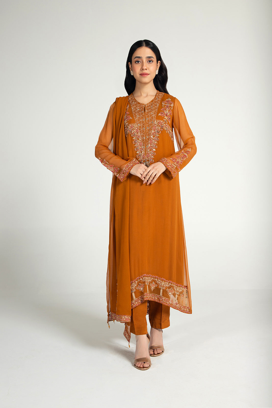 Three Piece Formal Suits Latest Pakistani Dress Designs Chinyere