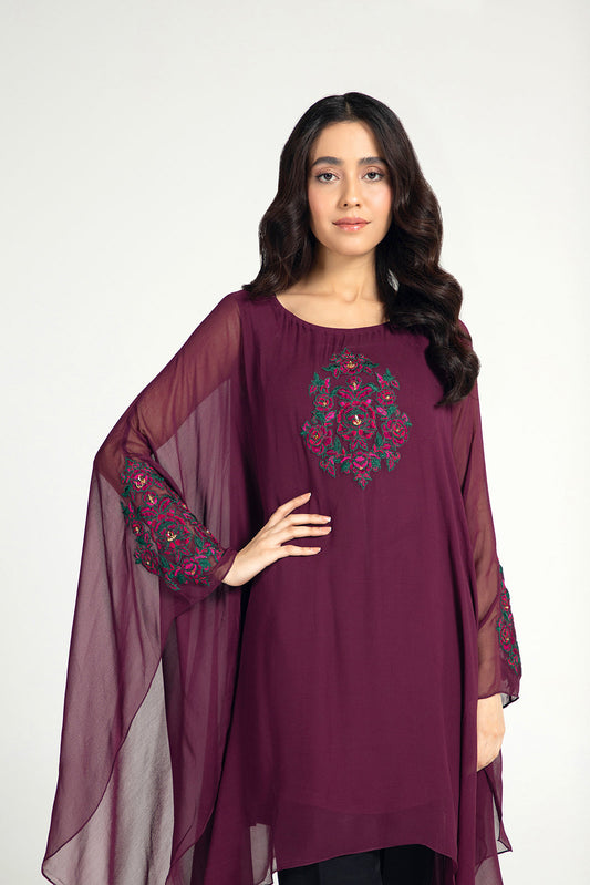 ALAMODE PAK CHIFFON - PLUM (ONE EIGHTY)