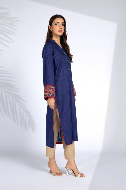 1 Piece Jacquard Embroidered Shirt (BB9332)