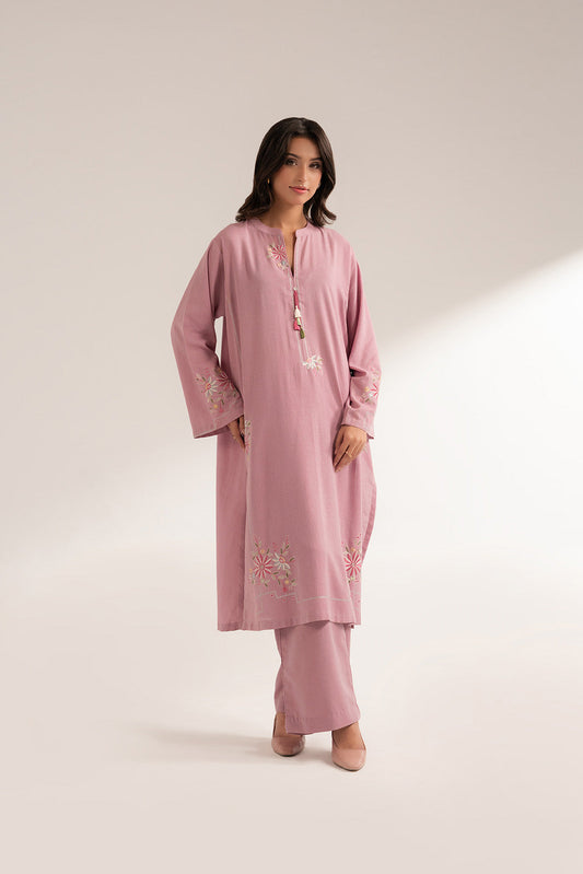 2 Piece Lawn Karandi Embroidered Suit (CS0305)