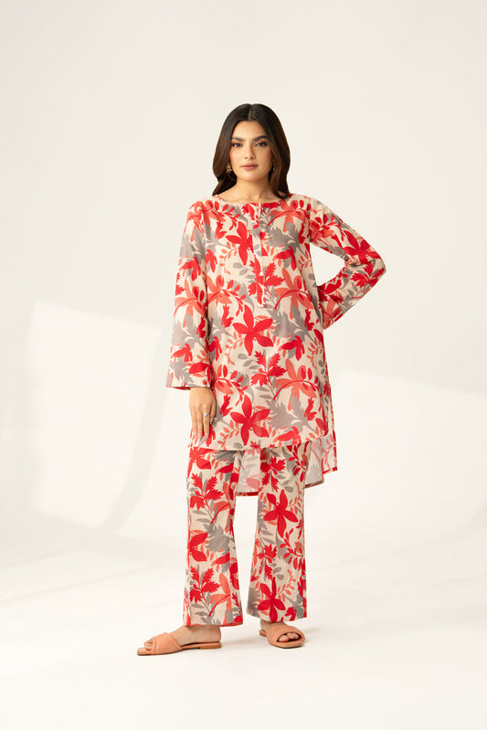 2 Piece Printed Lawn Printed Suit (PD1330)