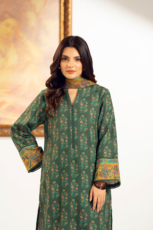 3 Piece Printed Cambric Printed Suit (UC0074)