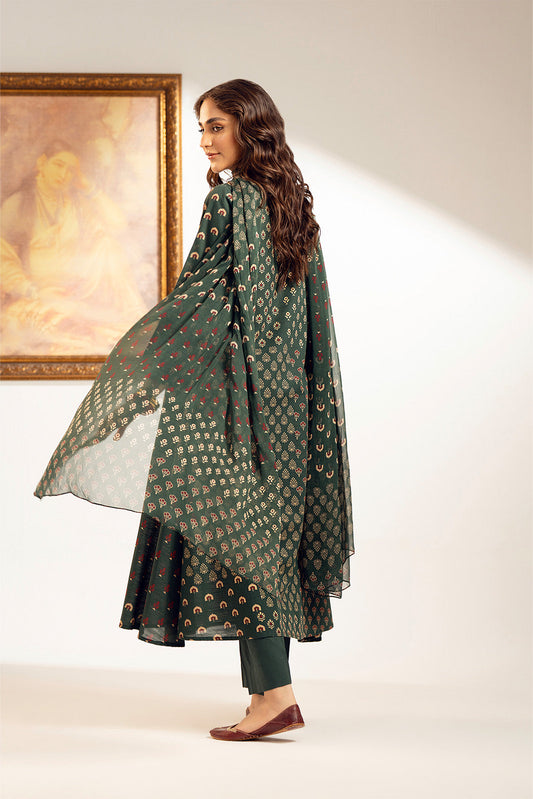 3 Piece Unstitched Printed Cambric Printed Suit (UC0081)