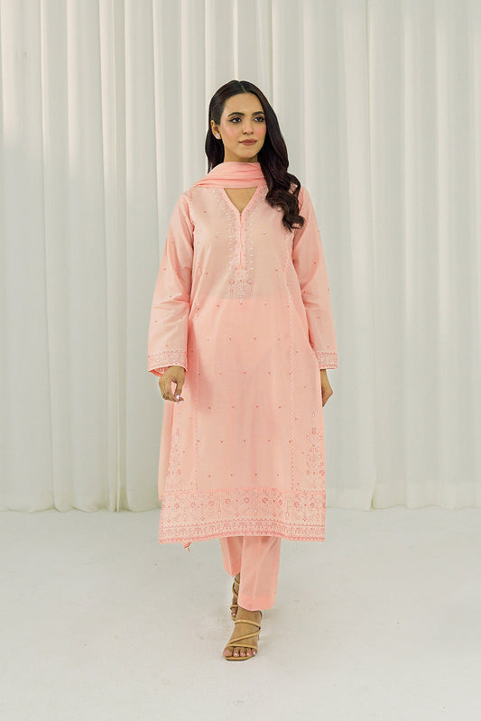 3 Piece Lawn Embroidered Suit (BA0146)