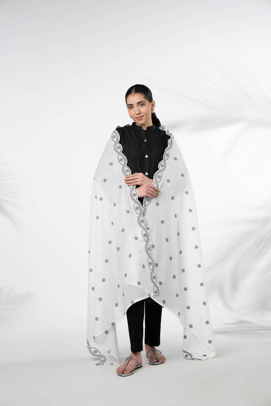 1 Piece Lawn Embroidered Shawl (CH0001)