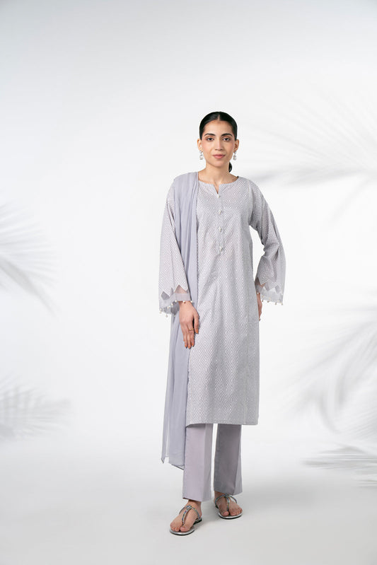 3 Piece Printed Lawn Printed Suit (CP0015)