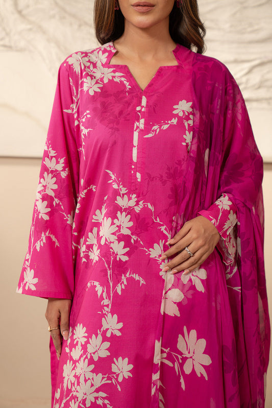 3 Piece Lawn Printed Unstitched Suit (UC0063)