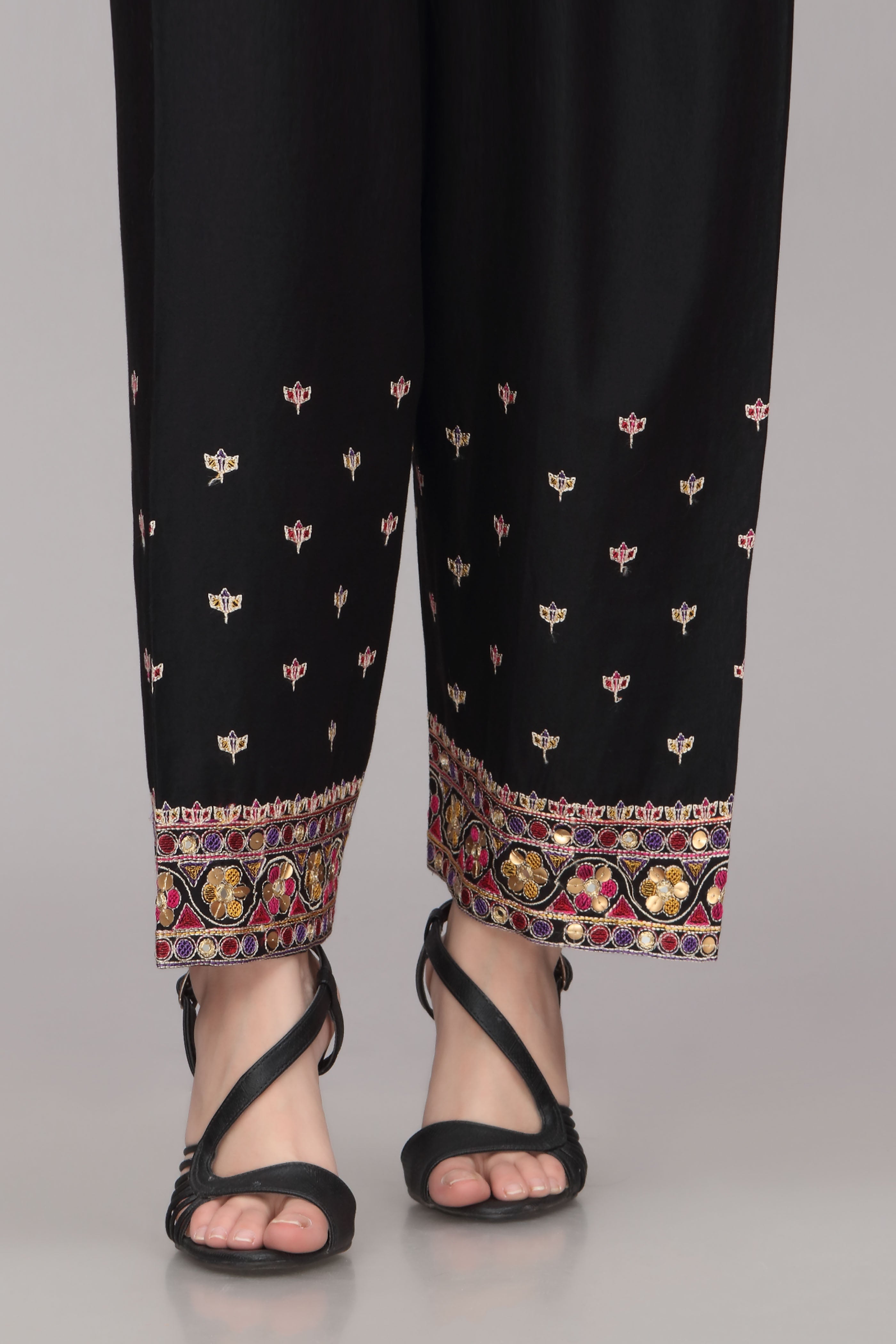 Buy Black Trousers & Pants for Men by LAKSHITA Online | Ajio.com